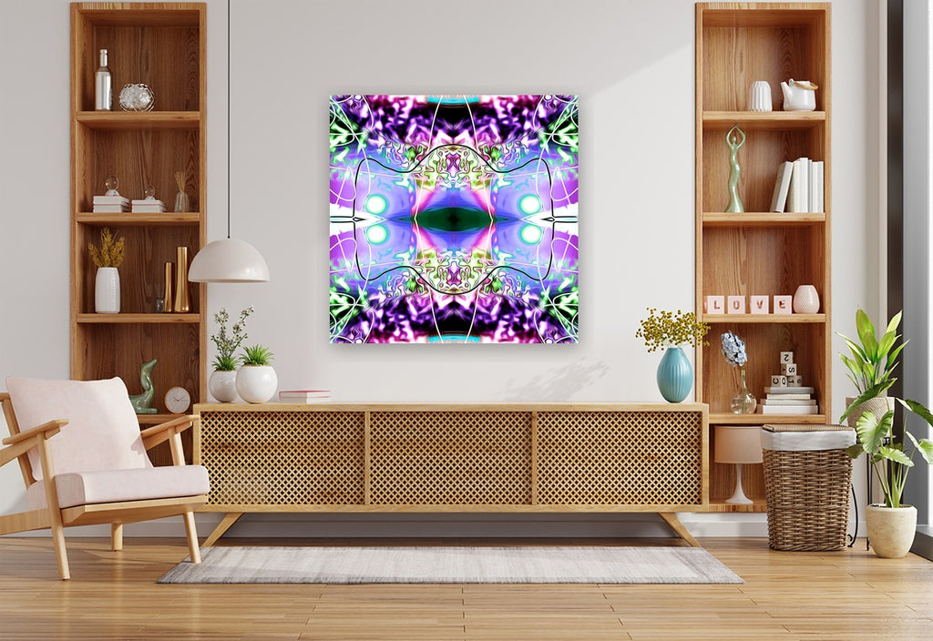 THE MULTIPLICATION OF BEING - 12.0 - shown in a modern living room