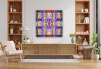 THE MULTIPLICATION OF BEING - 12.3 - shown in a modern living room