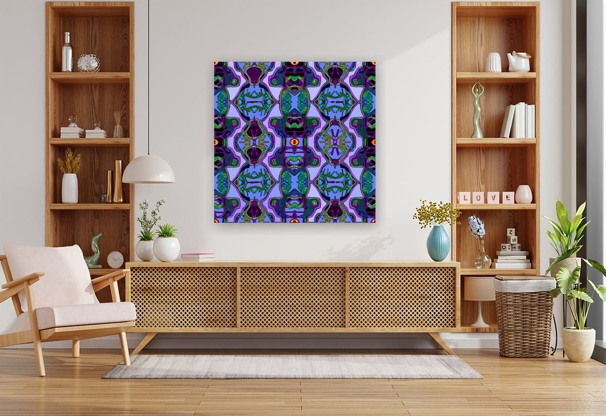 THE MULTIPLICATION OF BEING - 733 - shown in a modern living room