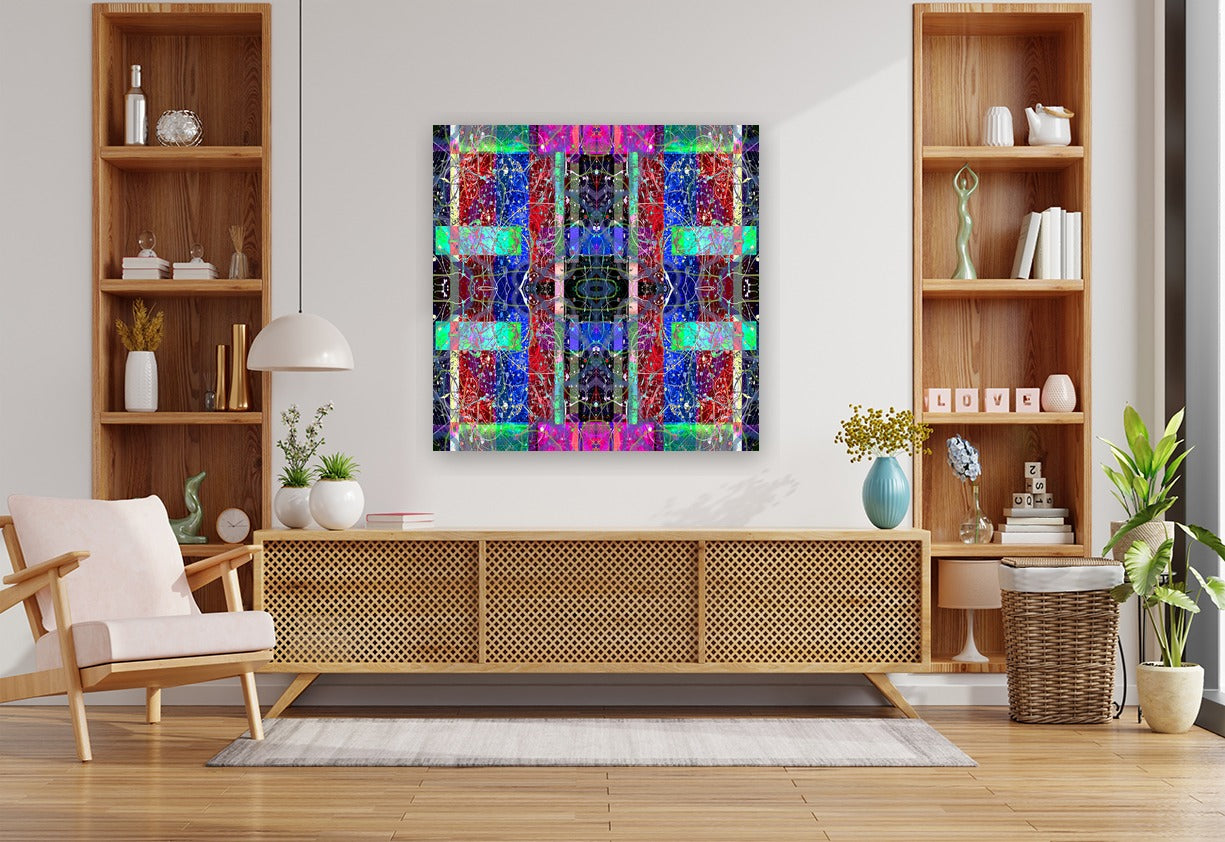 THE MULTIPLICATION OF BEING - 9.7 - shown in a modern living room