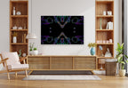 THE MULTIPLICATION OF BEING - 9.8 - shown in a modern living room