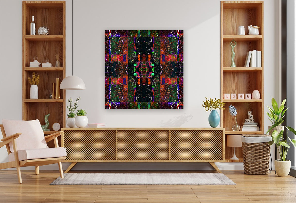 THE MULTIPLICATION OF BEING - A7.1 - shown in a modern living room